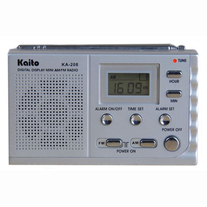 Buy Kaito KA208 Super Mini AM/FM Radio with LCD Display - Perfect for Fine Tuning!