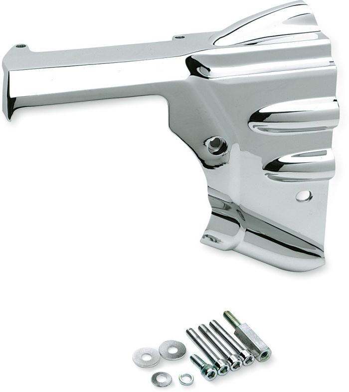 Upgrade Your 2002-06 Harley Touring: Kuryakyn 8201 Chrome Oil Line Cover & Transmission Shroud