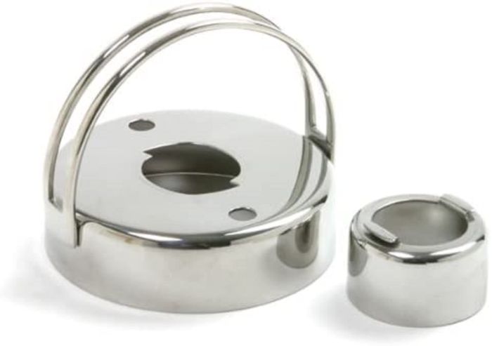 Norpro Stainless Steel Donut & Biscuit Cutter 2.75in - Removable Center for Perfect Cookies