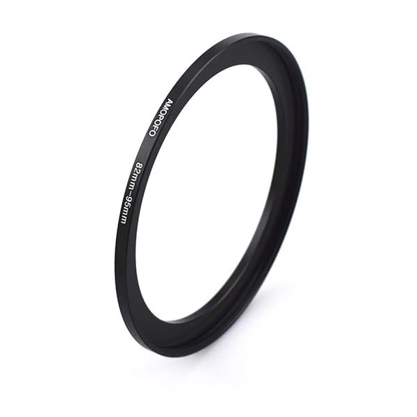 82mm to 95mm Step-Up Ring Filter Adapter for UV, ND, CPL - Durable Metal Camera Filter Ring