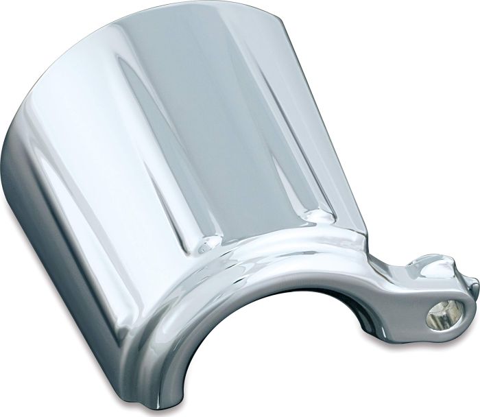 Upgrade Your Harley: Kuryakyn 8370 Inner Primary Cover Extension for 1990-2006 Models - Chrome & Black