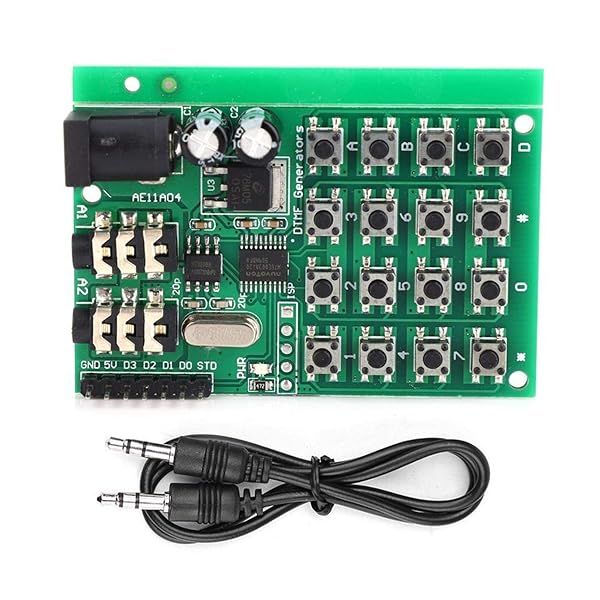AE11A04 DTMF Generator Module: 5-24VDC Audio Board for Dual Encode Dialing Keyboards