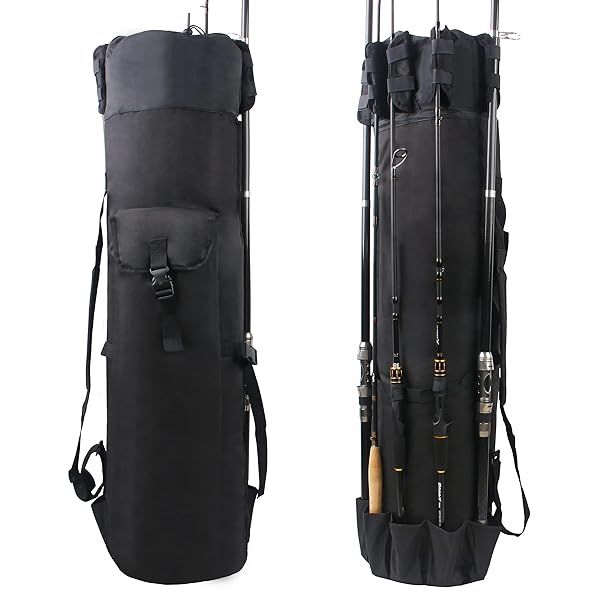 AGOOL Large Capacity Fishing Rod Carrier Waterproof Travel Case Ideal for Men and Family Perfect for Fishing Gear Storage
