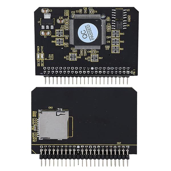 ASHATA SD to IDE Adapter: TF Card to 44Pin Male, Supports DMA & Ultra DMA Mode for Fast Data Transfer