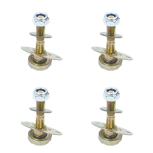Acxico 4Pcs Rocking Chair Bearing Kits - Durable Metal Connecting Screws for Furniture Stability
