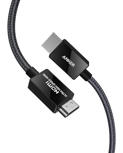 Anker HDMI 2.1 Cable 8K@60Hz - Ultra High Speed 4K@120Hz, eARC, Dolby Atmos for PS5, Xbox Series X & Samsung TVs