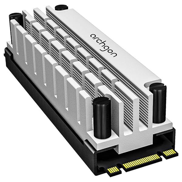 Archgon HS-1110 SSD Heatsink Cooler for PCIe NVMe M.2 2280 - Ideal for Workstations, Gaming PCs & Industrial Use