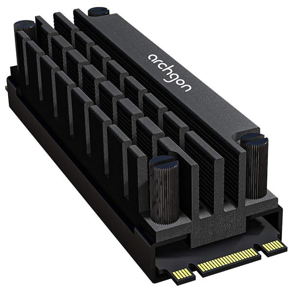 Archgon HS-1110 SSD Heatsink Cooler for PCIe NVMe M.2 2280 - Ideal for Workstations, Gaming PCs & Industrial Computers