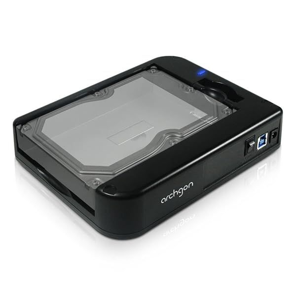 Archgon MH-3507-U3A USB 3.0 Hard Drive Dock: UASP & SATA III 6.0 Gbps for Fast Data Transfer