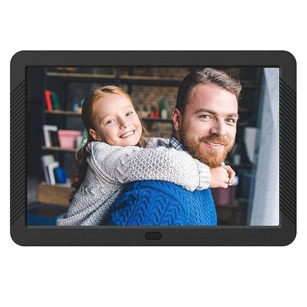 Atatat Digital Photo Frame P800: 1920x1080 IPS Screen, Adjustable Brightness, Video & Music Support, Remote Control