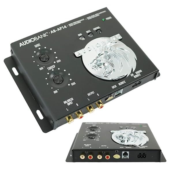 AudioBank 1/2 Din Car Audio Bass Control Machine with Processor Maximizer and Sound Restoration for Subwoofer AB-AP14