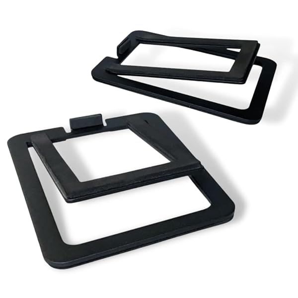 Audioengine DS1M Metal Speaker Stands - Perfect Tilted Support for Desktop, Studio & Bookshelf Speakers