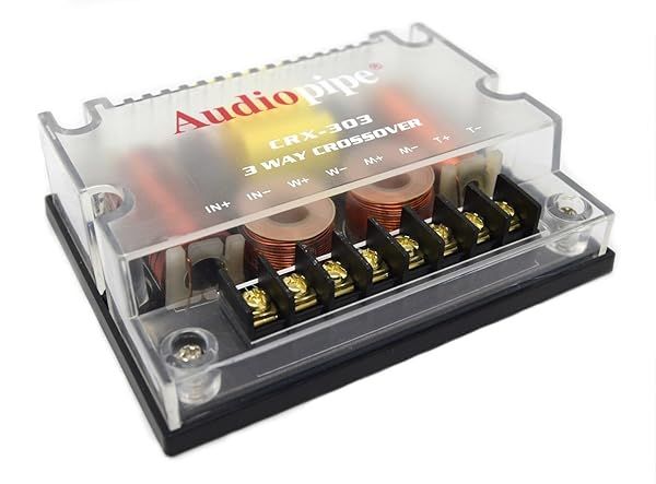 Buy Audiopipe CRX-303 3-Way Passive Crossover - 300 Watts Car Audio 4 Ohm for Superior Sound Quality