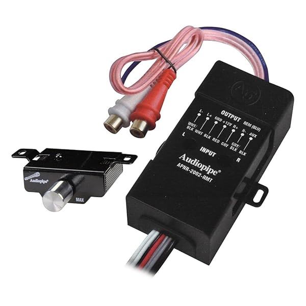 Buy Audiopipe APNR-2002-RMT Hi Low Adapter - RCA Line Output Converter for Sub Control