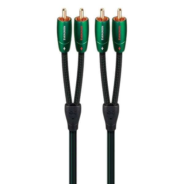 Audioquest Evergreen RCA Cable 1.5m - High-Quality Audio Performance & Durability