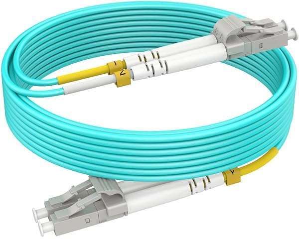 High-Quality OM3 Multimode Fiber LC to LC Patch Cable - 3m (10ft) & Options Up to 500ft - Duplex 140G LSZH