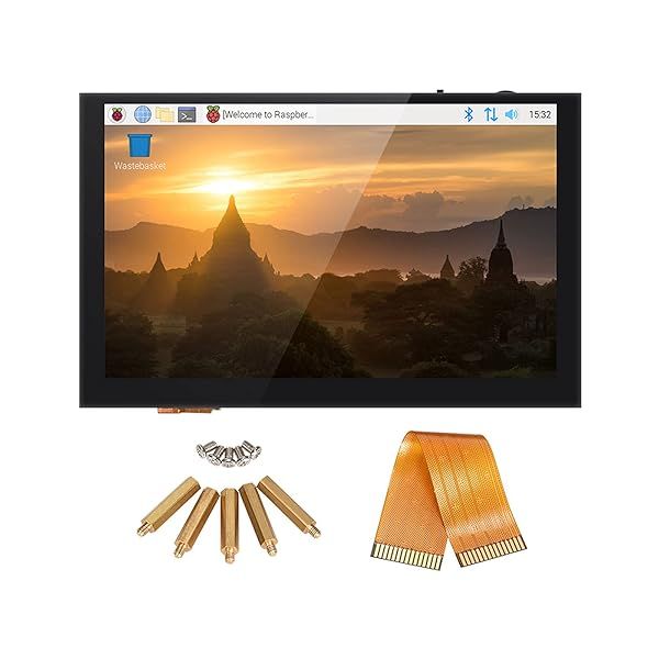 BigtreeTech Upgrade PI TFT50 V2.1 5in Capacitive Touch Screen LCD Display for Raspberry Pi 4 3 2 Model B RPi 1 B B+ A A+ 3D Printer Controller