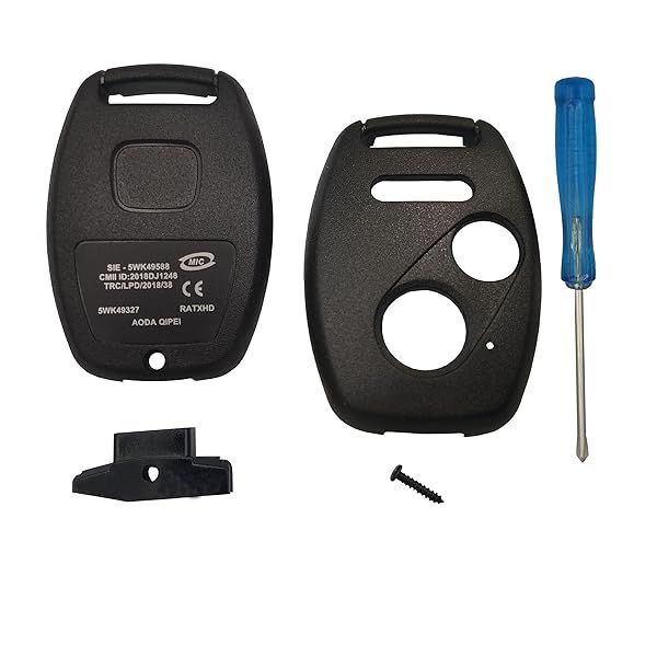 BINOWEN 3-Button Keyless Entry Remote Shell for Honda Accord, Civic, CR-V & More - Easy Replacement with Screwdriver