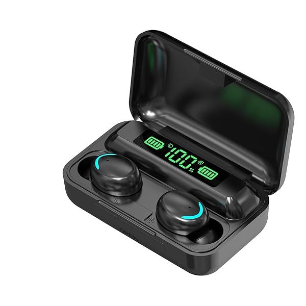 BMHOLU 2023 Newest Wireless Earbuds F9-5 Bluetooth Earphones IPX7 Waterproof Stereo Headphones with Charging Case for Sports