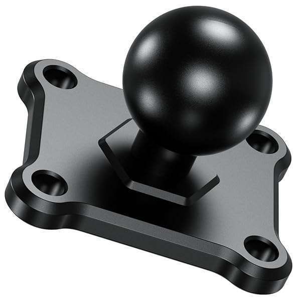 Buy BRCOVAN 1'' Ball Mount Base - Aluminum 4-Hole AMPS Plate & TPU Adapter for RAM Mounts B Size
