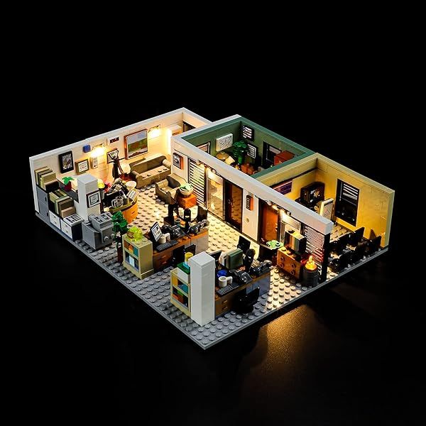 BRIKSMAX LED Lighting Kit for LEGO 21336 The Office Compatible with Lego Ideas Building Blocks Model Not Included
