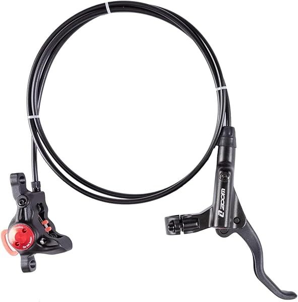 BUCKLOS MTB Hydraulic Disc Brakes Set - Aluminum Levers for Mountain & E-Bikes | 800mm Front & 1450mm Rear