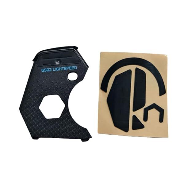 Back Counterweight Cover and Mouse Feet Replacement for Logitech G502 Lightspeed Wireless Gaming Mouse Black Upgrade Your Gaming Experience