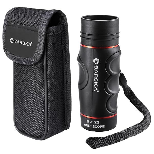 Barska Blueline 8x22 Waterproof Golf Scope Monocular: Precision with Built-in Distance Reticle