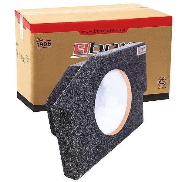 10-Inch Sealed Subwoofer Box for 2002-2018 Dodge Ram Quad Cab - Enhance Sound & Bass with Carpeted Enclosure