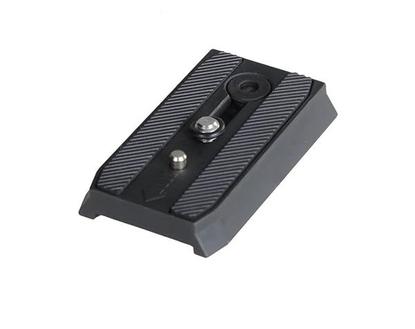 Benro QR4 Slide-In Video Quick Release Plate for S2 - Fast & Secure Mounting (Black)