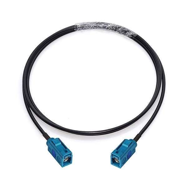 Bingfu 1m Fakra Z Female to Female Antenna Extension Cable for Car Stereo, GPS, FM/AM Radio & Bluetooth - Enhance Your Vehicle's Connectivity