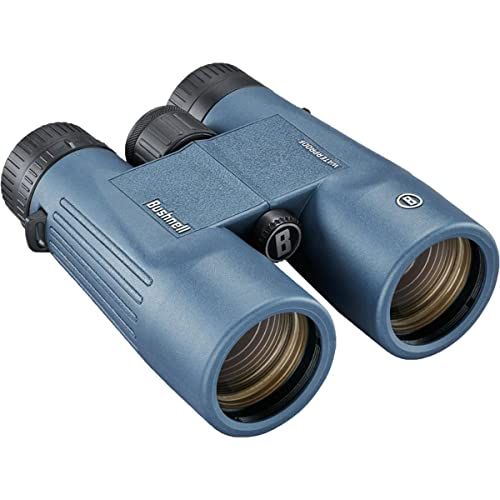 Bushnell H2O 8x42mm Waterproof Binoculars for Boating, Hiking & Camping - Fogproof & Multi Blue Design