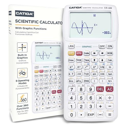 CATIGA Scientific Calculator: Graphic Functions & Intuitive Interface for Students in High School & College