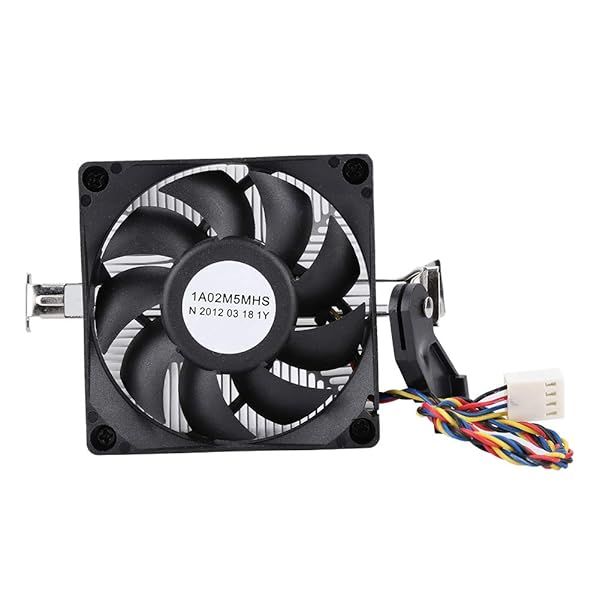 Silent 12V Hydraulic Bearing CPU Cooling Fan for AMD FM1/FM2 - 2200RPM with Aluminum Heat Sink