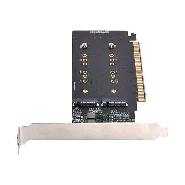 Upgrade Your Storage: Cablecc 4X NVME M.2 to PCIe 3.0 Gen3 X16 RAID Card for VROC RAID0 Hyper Performance