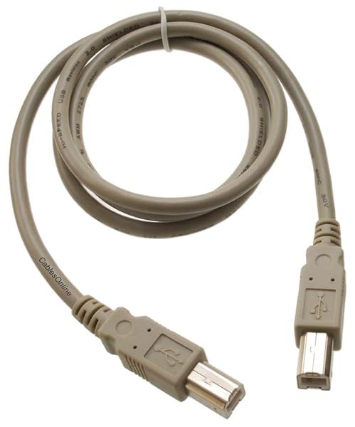 CablesOnline, 3 feet USB 2.0 Type-B Male to Type-B Male Hi-Speed USB Cable, USB2-BB03