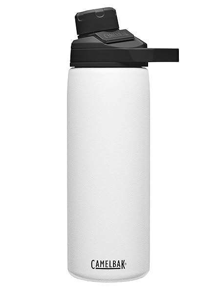 Stay Hydrated: CamelBak Chute Mag 20oz Vacuum Insulated Stainless Steel Water Bottle in White