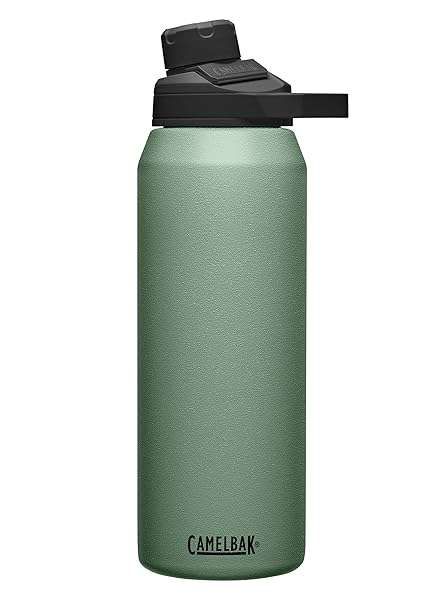 Stay Hydrated with CamelBak Chute Mag 32oz Vacuum Insulated Water Bottle - Moss Color