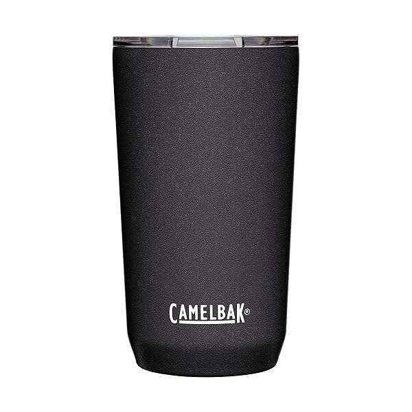 Buy CamelBak Horizon 16oz Insulated Tumbler - Stainless Steel, Tri-Mode Lid, Black - Perfect for Hot & Cold Drinks!