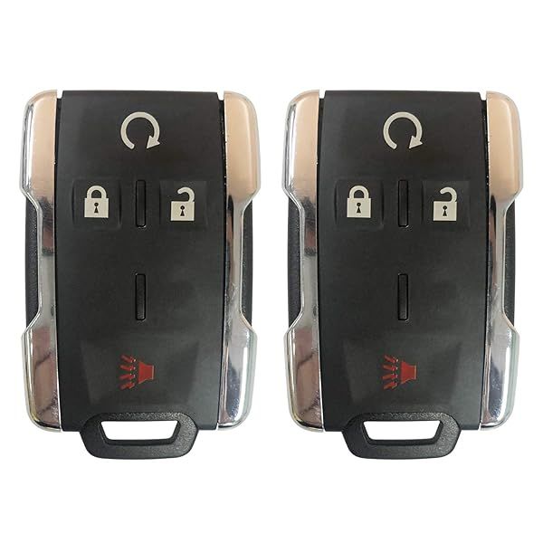 Key Fob for 2014-2017 Chevy Silverado & GMC Sierra - AUTO KEY MAX 4-Button Keyless Entry Remote