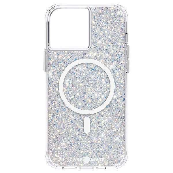 Case-Mate iPhone 13 Twinkle Stardust Case: Bling Sparkle, Anti-Scratch, Slim Fit & Shock Absorbent Cover