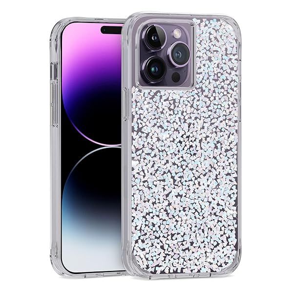 Case-Mate iPhone 14 Pro Max Case - Twinkle Diamond Luxury Cover with Cute Bling Sparkle for iPhone 14 Pro Max 6.7&quot;, Anti-Scratch, Shockproof, Slim