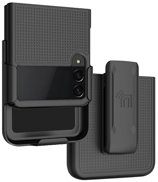 Galaxy Z Flip 3 5G Case with Clip & Holster - Slim Hard Shell Cover by Nakedcellphone