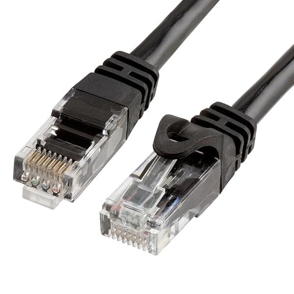 Buy Cmple CAT 6 500MHz Ethernet Cable - 50 FT Black UTP for Fast Network Connectivity