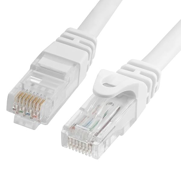 Buy Cmple CAT 6 500MHz Ethernet Cable - 75 FT UTP LAN Network Cable in White for Fast Connectivity