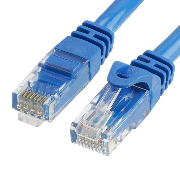 Cmple Cat 6 Ethernet Cable 3ft - 10Gbps LAN Cable for Gaming, Computers, Modems & More - High-Speed 550MHz, Blue