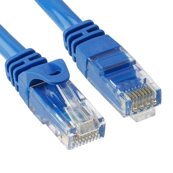 Cmple 50ft Cat 6 Ethernet Cable - 10 Gbps High Speed Network Cable with Gold Plated RJ45 Connectors