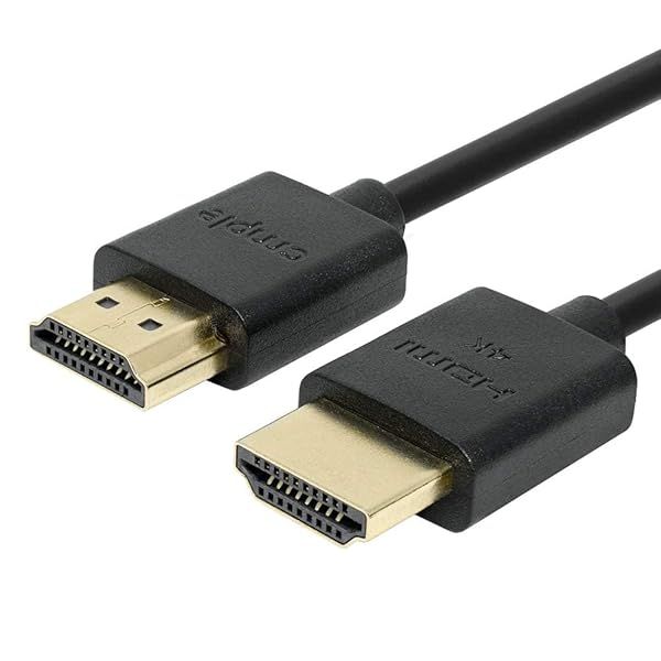 Cmple 15ft Ultra Thin HDMI Cable - 4K@60Hz, HDMI 2.0, ARC, 3D - Flexible High-Speed HDMI Cord