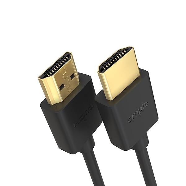 Cmple 3ft High Speed HDMI Cable - Ultra Thin 4K@60Hz, HDMI 2.0, ARC, 3D - Flexible & Durable HDMI Cord