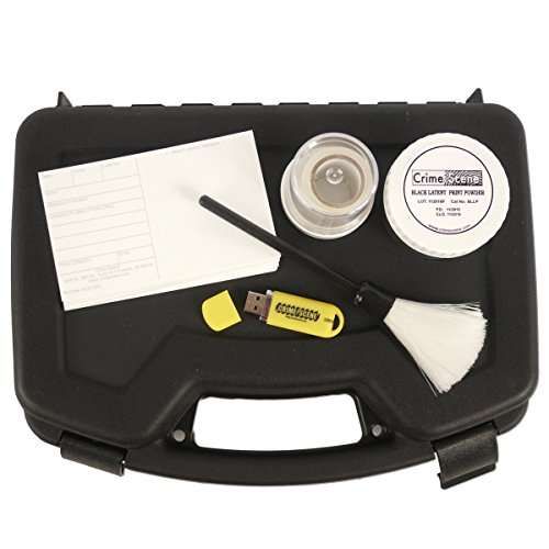 Top Crime Scene Latent Fingerprint Kit (Black) for Accurate Evidence Collection